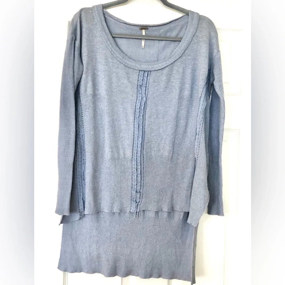 Free People Lace Road Tunic Sweater